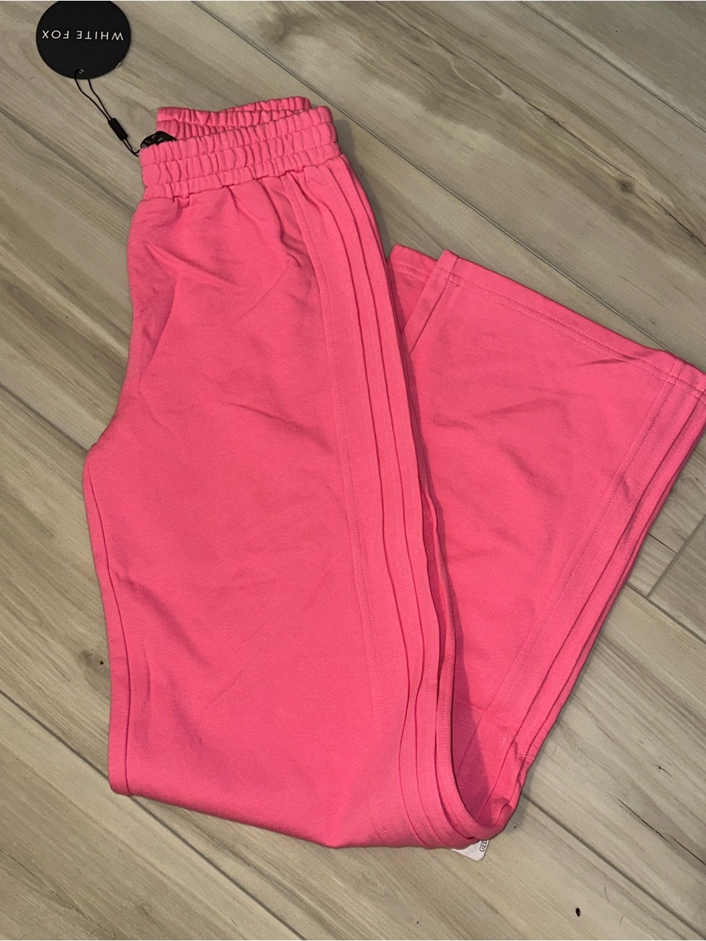 White Fox Pink Swearpants